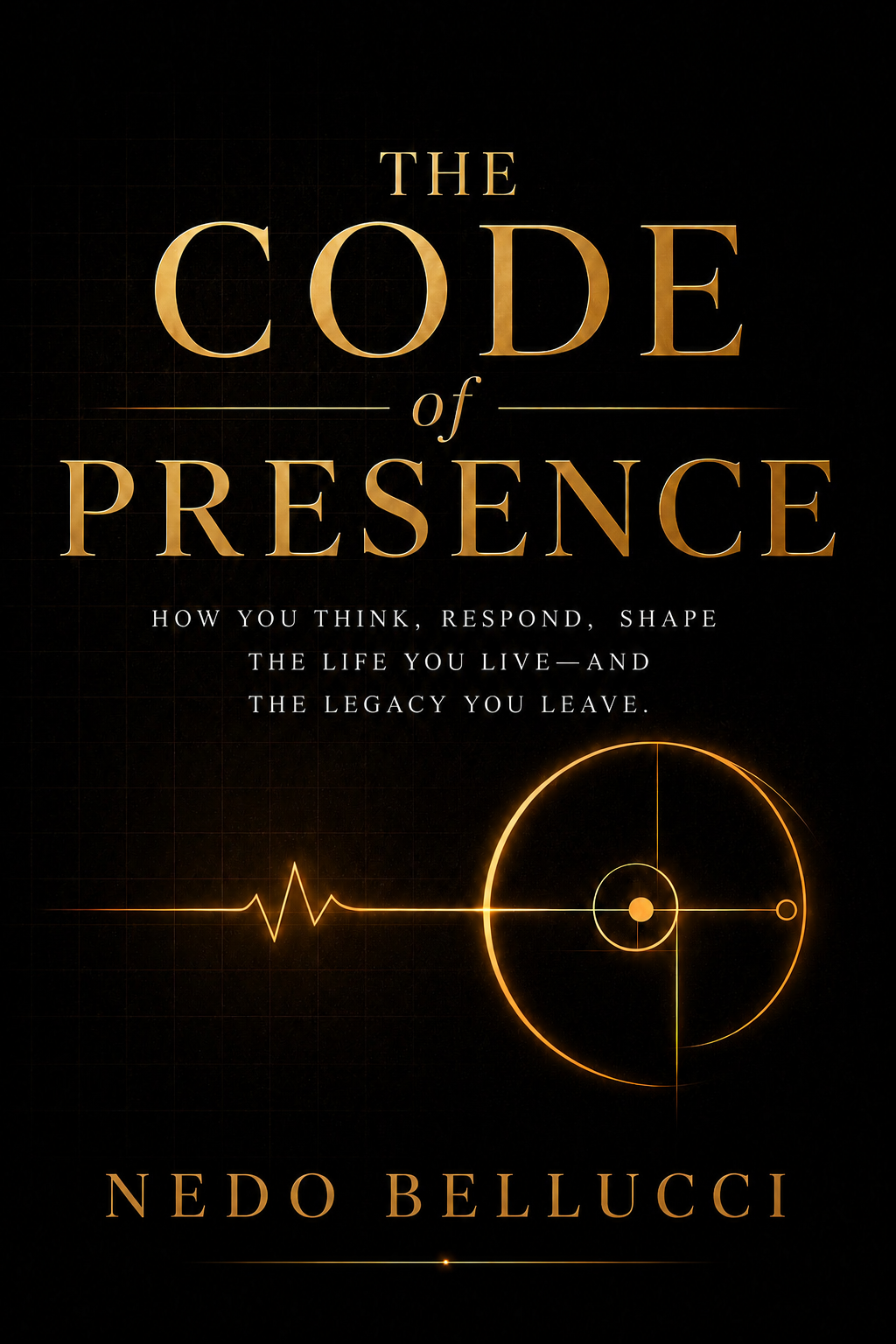 The Code of Presence book cover by Nedo Bellucci