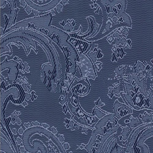 Eclipse Blue Signature Lining in ink blue paisley jacquard