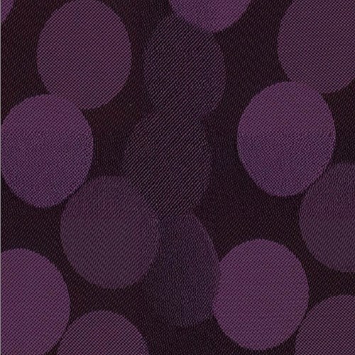 Plum Orbit Signature Lining with plum circular pattern