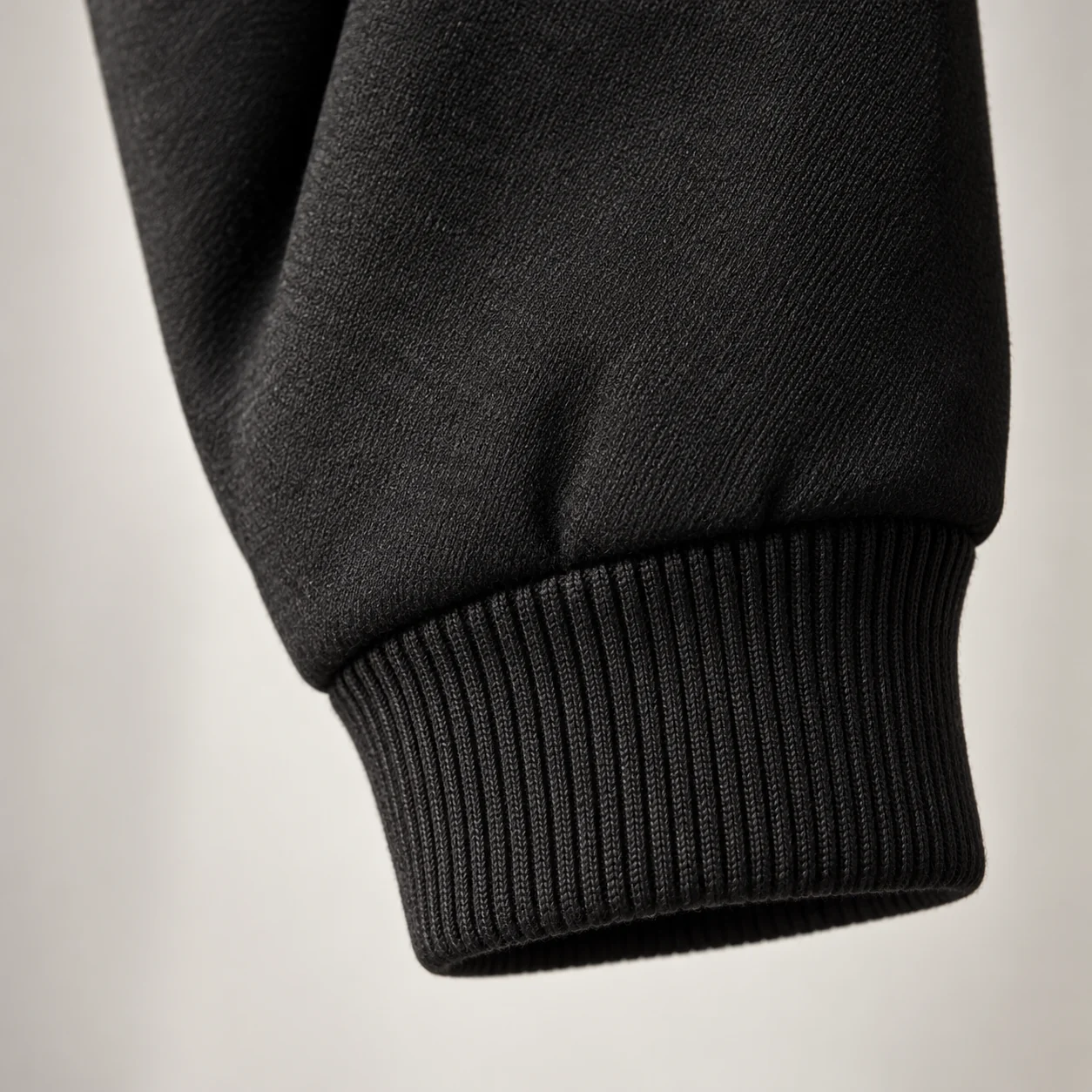 Rib-knit cuff construction reference