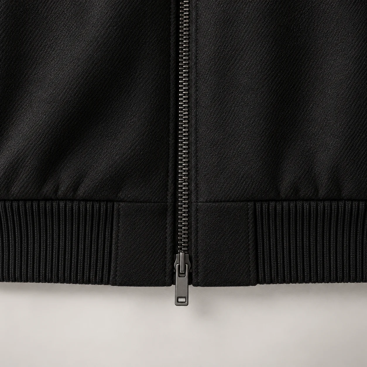Rib-knit hem construction reference